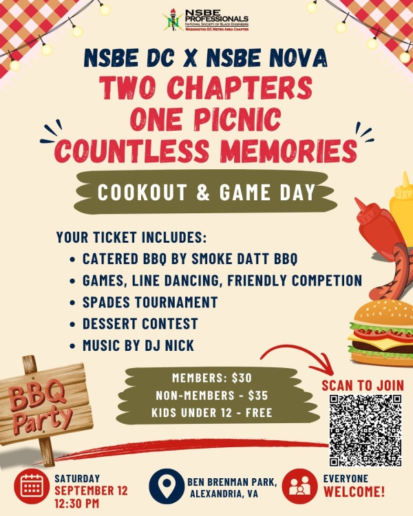 Thumbnail for NSBE Family Cookout & Game Day Hosted By NSBE DC & NOVA Professionals