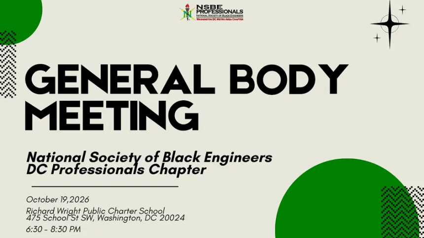 NSBE DC October General Body Meeting
